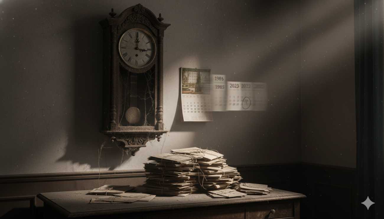 Representación del paso del tiempo y la prescripción legal de las deudas en España.