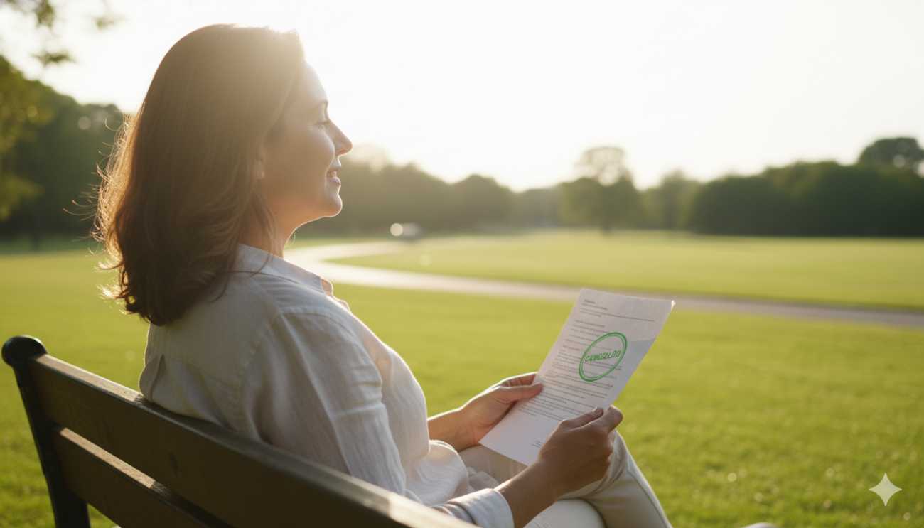 Persona beneficiada por la Ley de Segunda Oportunidad tras cancelar sus deudas.